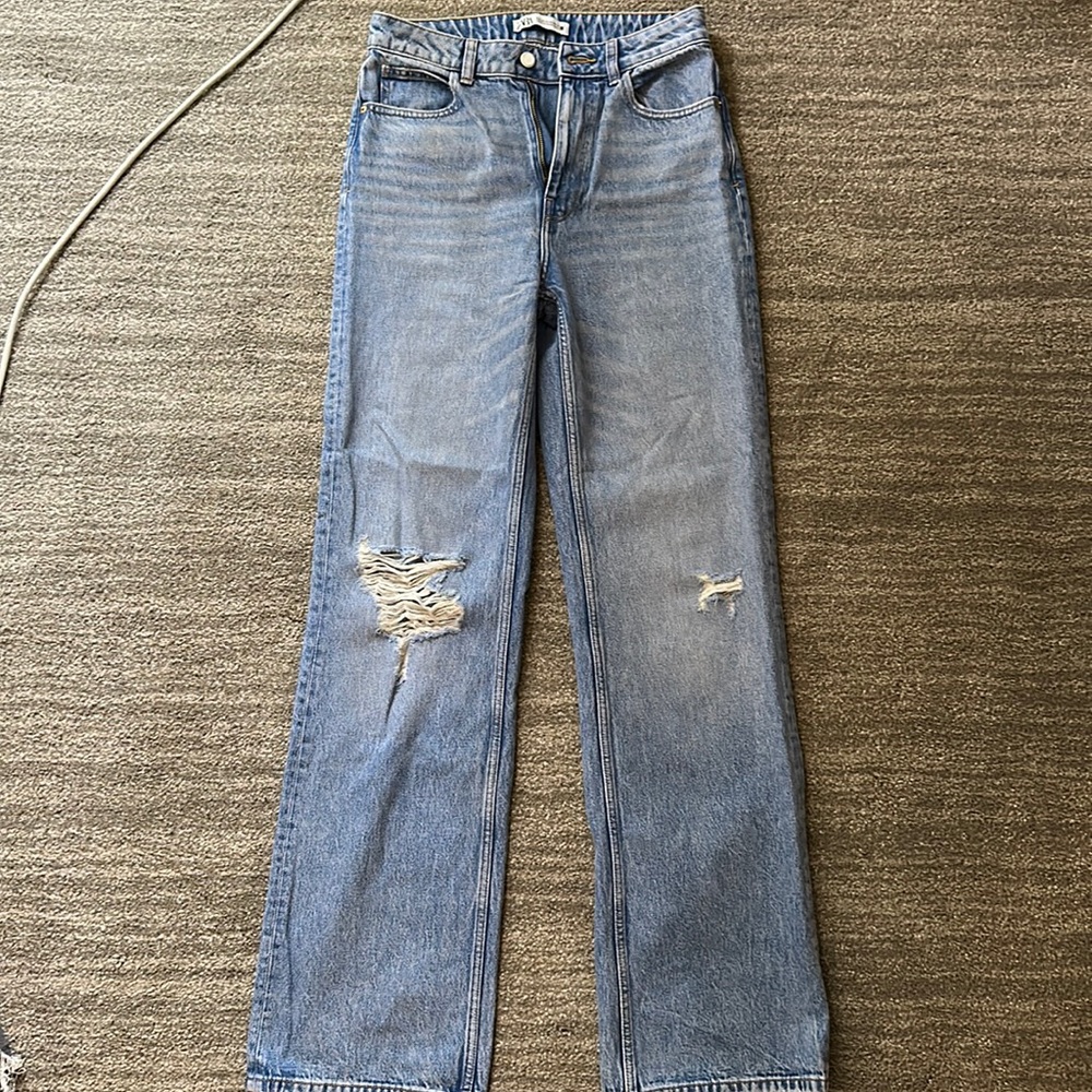 ZARA wide leg jeans